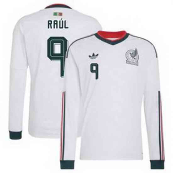 Men 9 Mexico Raul Jimenez 2026 Replica White Jersey 6